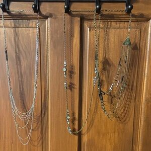 Maurices Gold and Silver Layered Necklaces